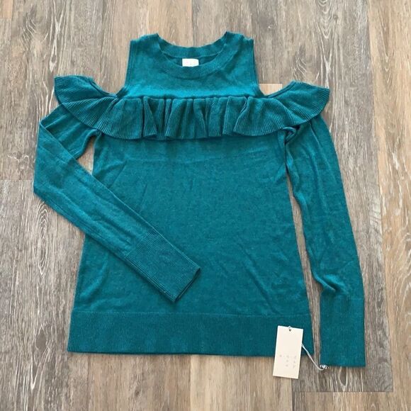 A New Day Cold Shoulder Sweater - Picture 1 of 6